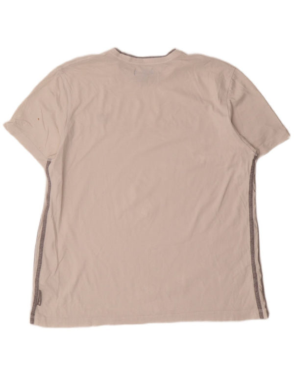 T-shirt da uomo Adidas Top XL in cotone bianco