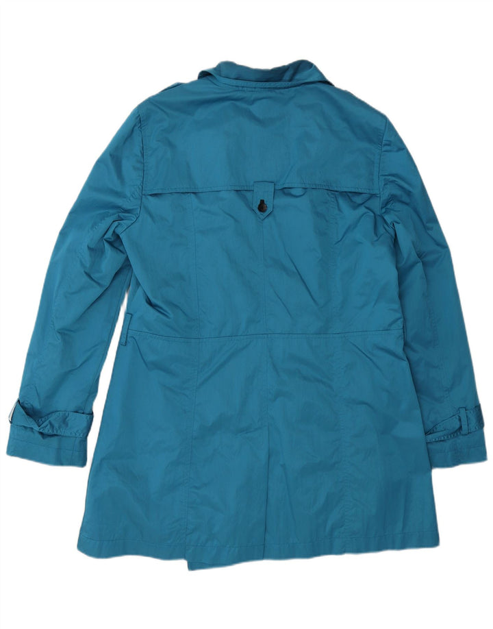 Trench corto doppiopetto da donna Hobbs UK 12 poliestere blu medio