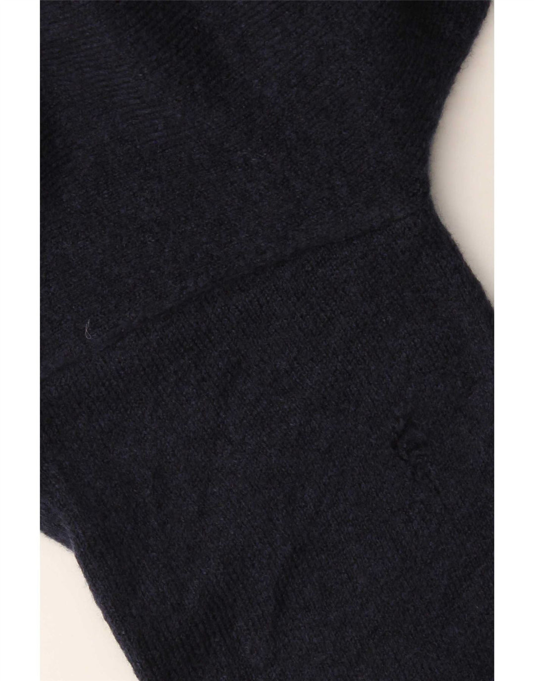 Maglione maglione oversize con collo alto da donna Zara UK 10 piccolo blu navy