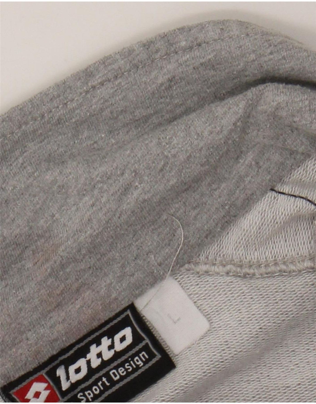 Giacca da tuta da uomo LOTTO grande in cotone grigio