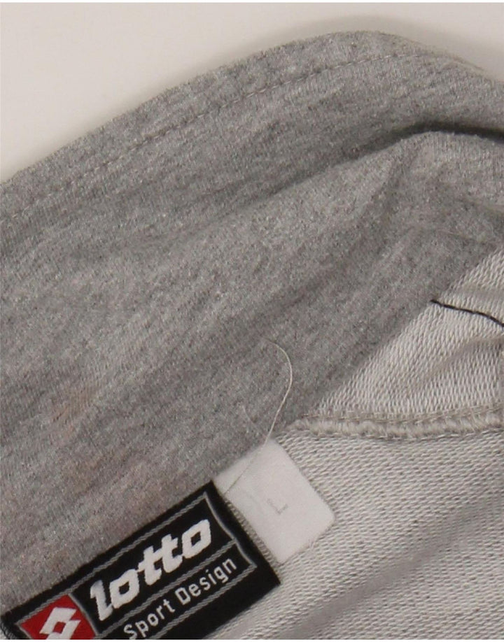 Giacca da tuta da uomo LOTTO grande in cotone grigio