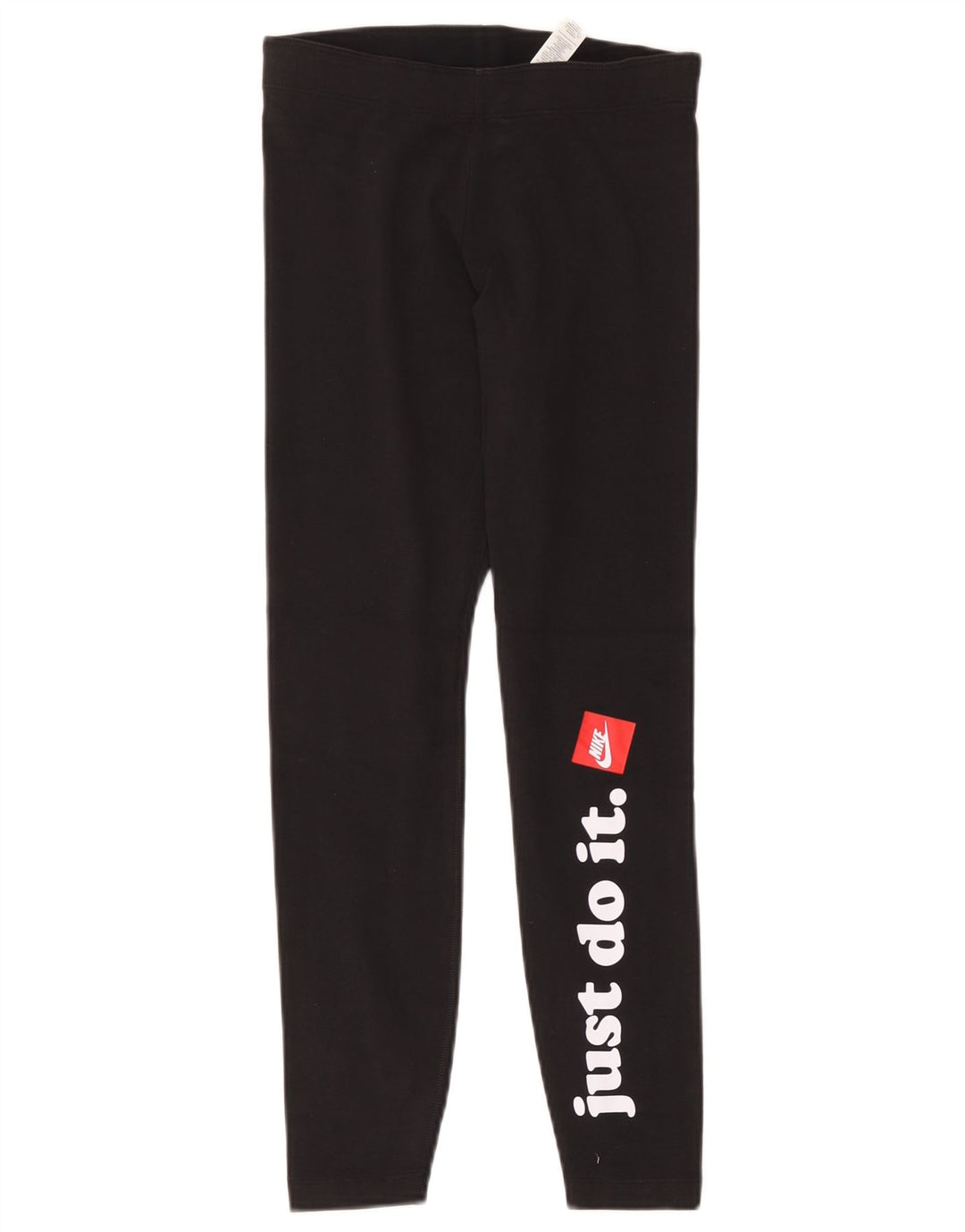 Leggings grafici da donna Nike UK 8 piccoli poliestere nero