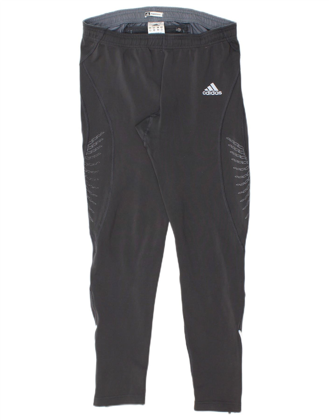 Leggings ADIDAS Supernova da donna UK 14 poliestere nero medio