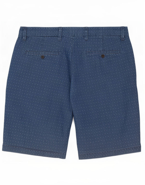 Pantaloncini chino da uomo Gap W30 cotone maculato blu navy medio