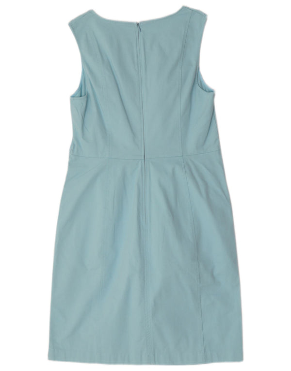 Abito tubino senza maniche da donna Boden UK 12 Cotone blu medio