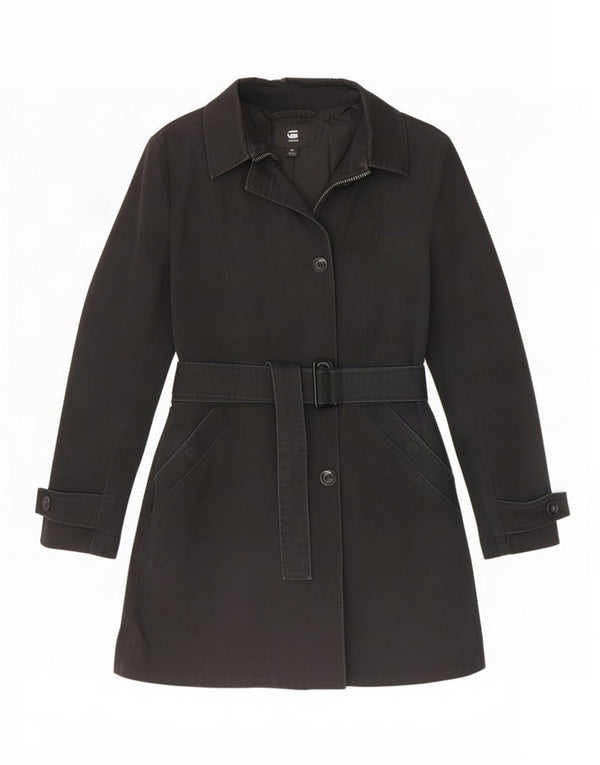 Trench da donna G-Star UK 6 XS cotone nero