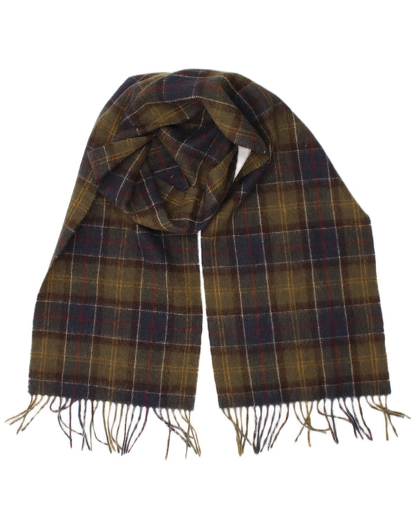 Sciarpa rettangolare da uomo Barbour, taglia unica, in lana d'agnello scozzese scozzese, classica