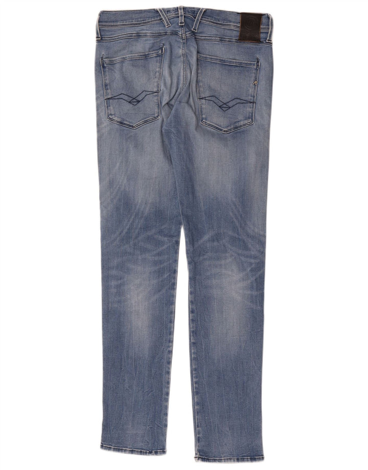 Replay Jeans da donna Anbass Slim W32 L32 poliestere blu