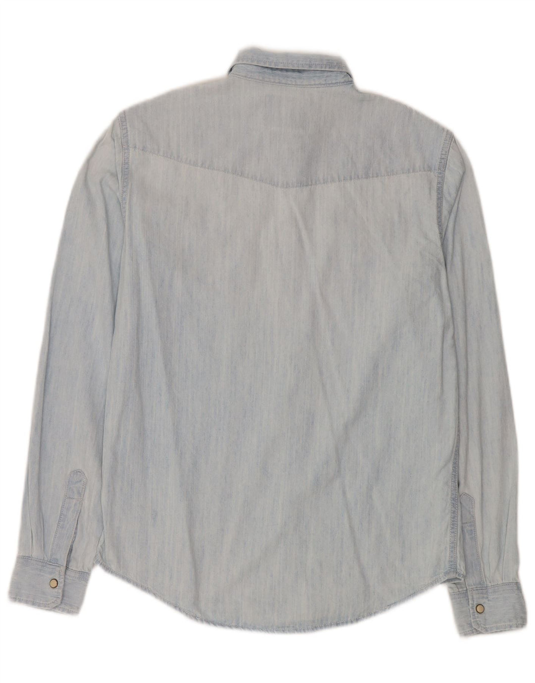 Camicia in denim da uomo Zara blu medio