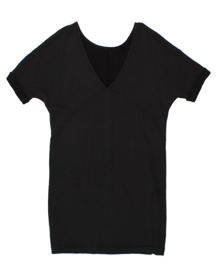 WHISTLES Womens Basic Dress UK 10 Small  Black Cotton Vintage Whistles and Second-Hand Whistles from Messina Hembry 