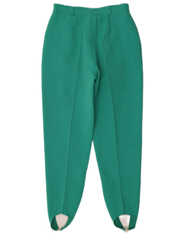 Pantaloni a vita alta da donna Belfe & Belfe UK 14 Medium W26 L31 Turchese