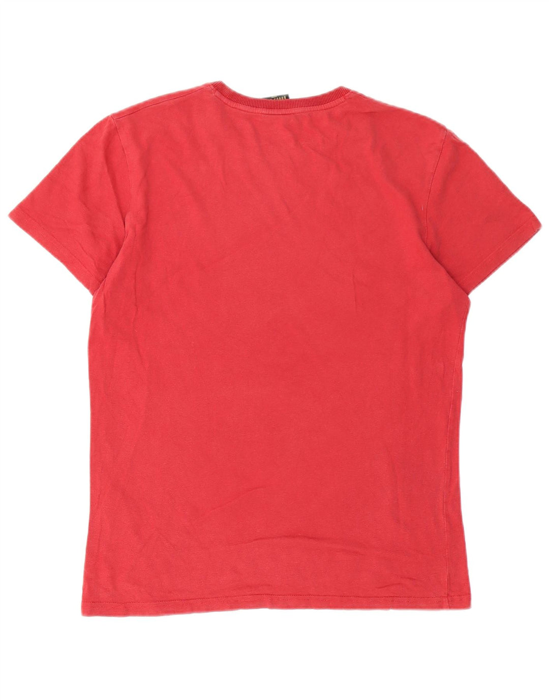 T-shirt grafica da uomo SUPERDRY Top grande in cotone rosso