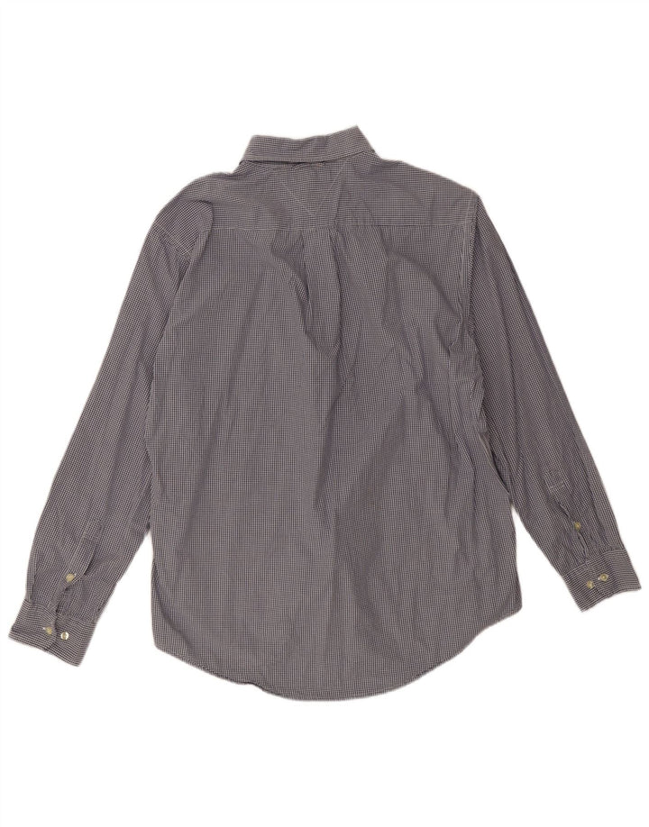 Camicia da uomo Tommy Hilfiger grande a quadretti blu navy