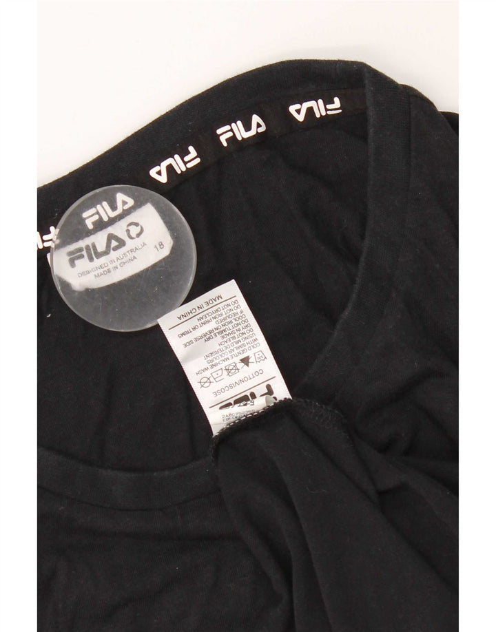 Canotta da donna Fila UK 18 XL cotone nero