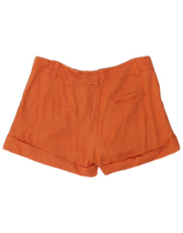 Pantaloncini chino con ancoraggio a gamba larga da donna Blumarine IT 44 medio W32 arancione