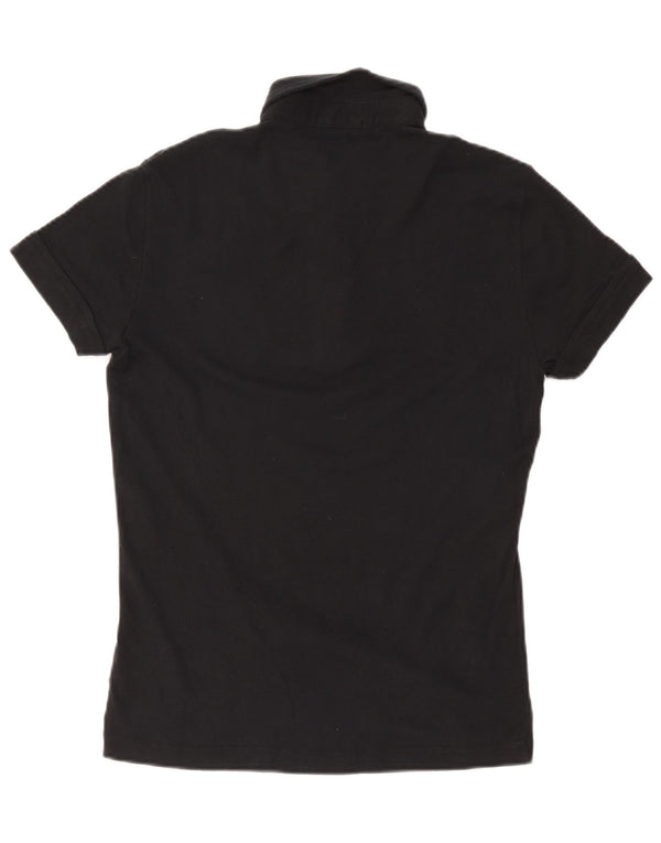 Polo da donna Gas UK 10 piccola in cotone nero