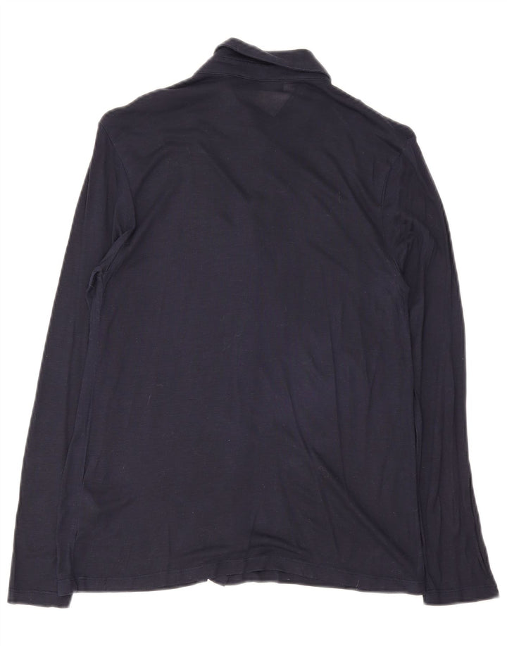 Camicia da donna Marks & Spencer UK 10 Small in viscosa blu navy