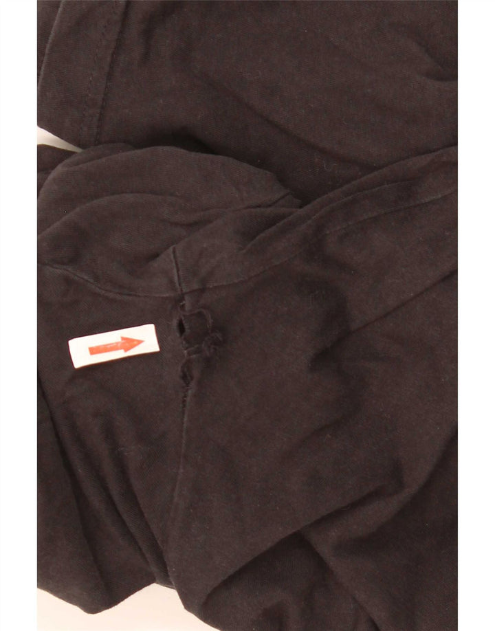 T-shirt grafica da uomo Puma Top in cotone nero medio