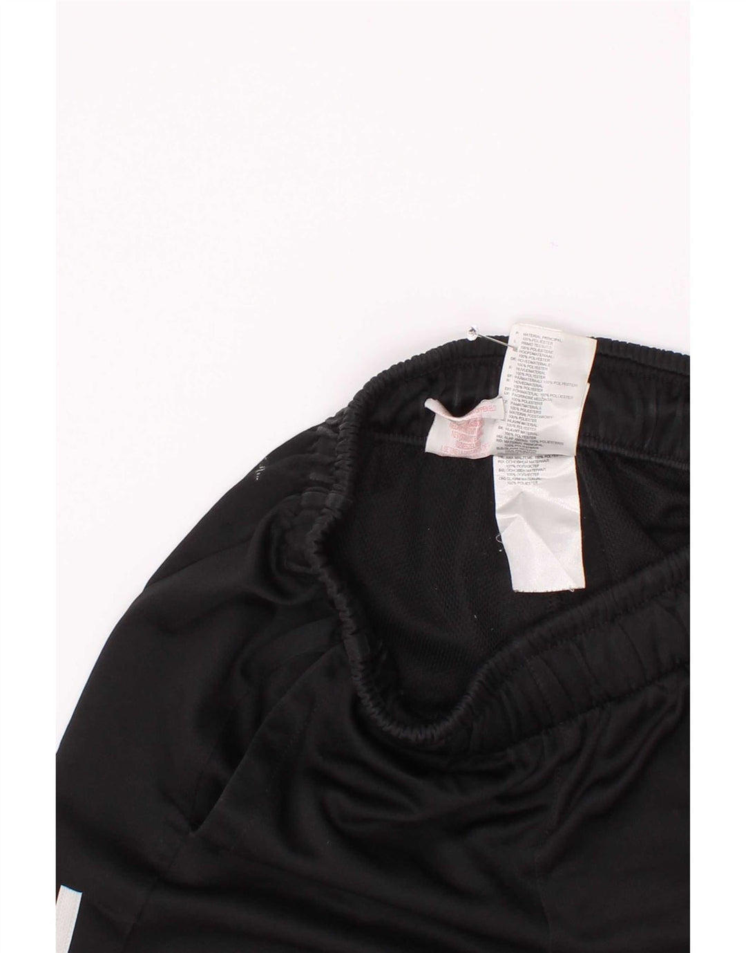 Pantaloncini sportivi Adidas Climalite da ragazzo 9-10 anni in poliestere nero