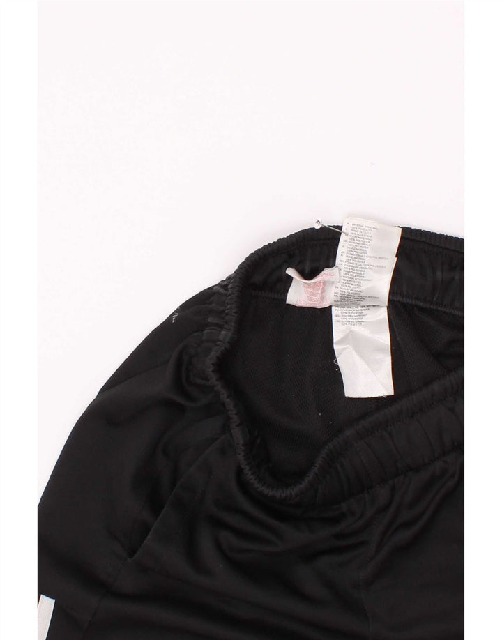 Pantaloncini sportivi Adidas Climalite da ragazzo 9-10 anni in poliestere nero