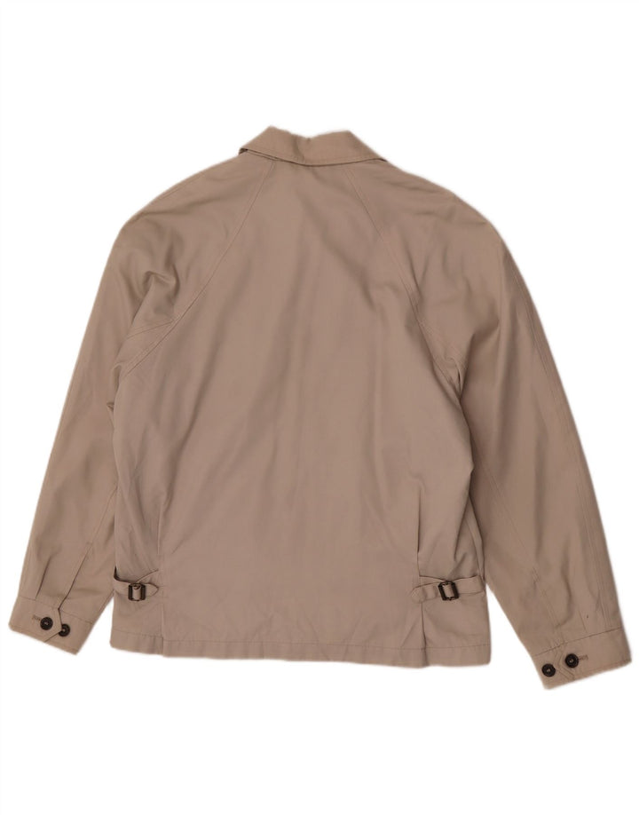 Giubbotto bomber da uomo Marks & Spencer UK 36 piccolo poliestere beige