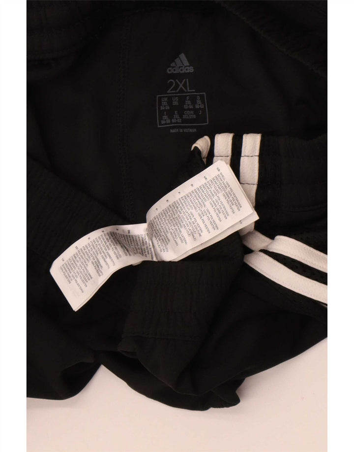 Pantaloncini sportivi Adidas da donna UK 24/26 2XL poliestere nero