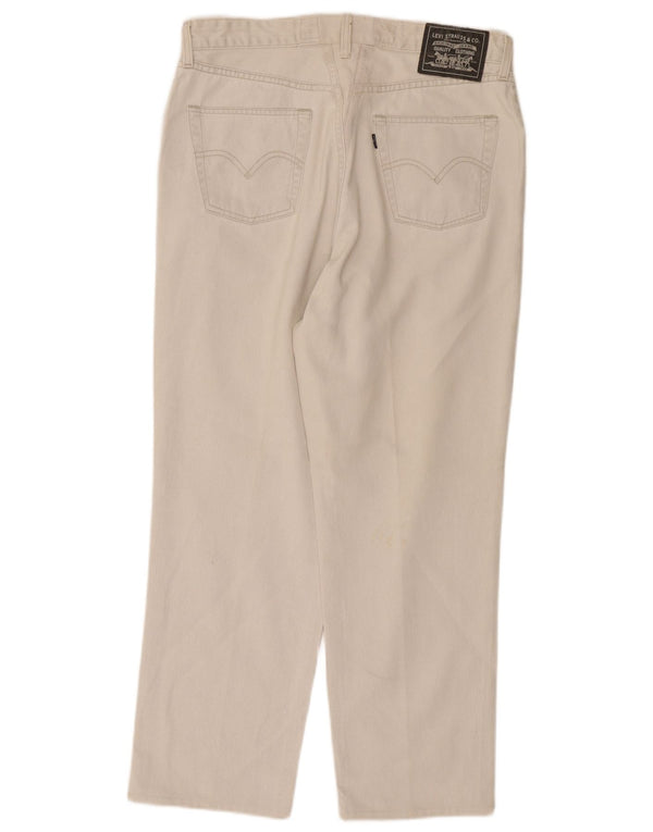 Levi's Uomo 901 Pantaloni casual dritti W34 L27 Cotone Beige
