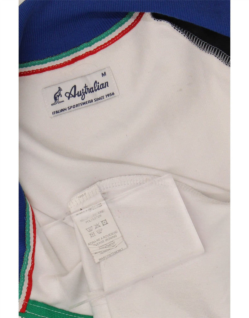 AUSTRALIAN L'ALPINA Mens BMW Tracksuit Top Jacket Medium White Colourblock Vintage AUSTRALIAN L'ALPINA and Second-Hand AUSTRALIAN L'ALPINA from Messina Hembry 