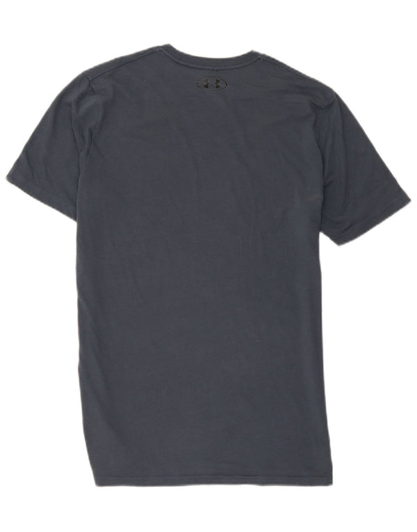 Maglietta Under Armour da uomo Heat Gear Top medio blu navy