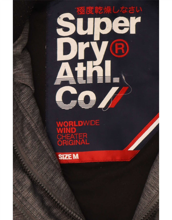 Giacca a vento da uomo Superdry The Windcheater UK 38 grigio medio chiazzato