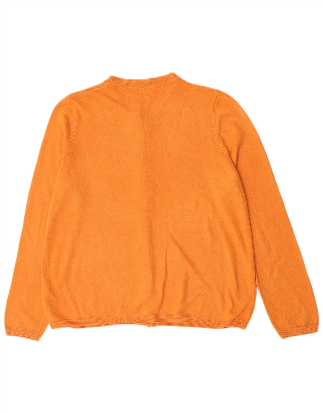 Maglione cardigan oversize da donna Marks & Spencer UK 16 Large Arancione