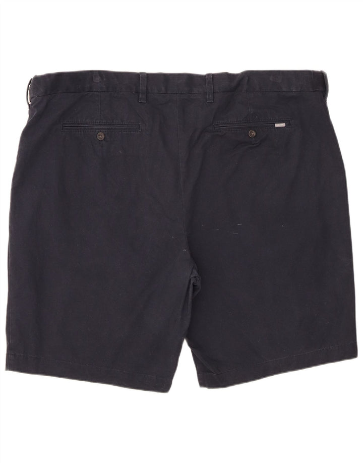 Pantaloncini chino da uomo Marks & Spencer W46 3XL cotone blu navy