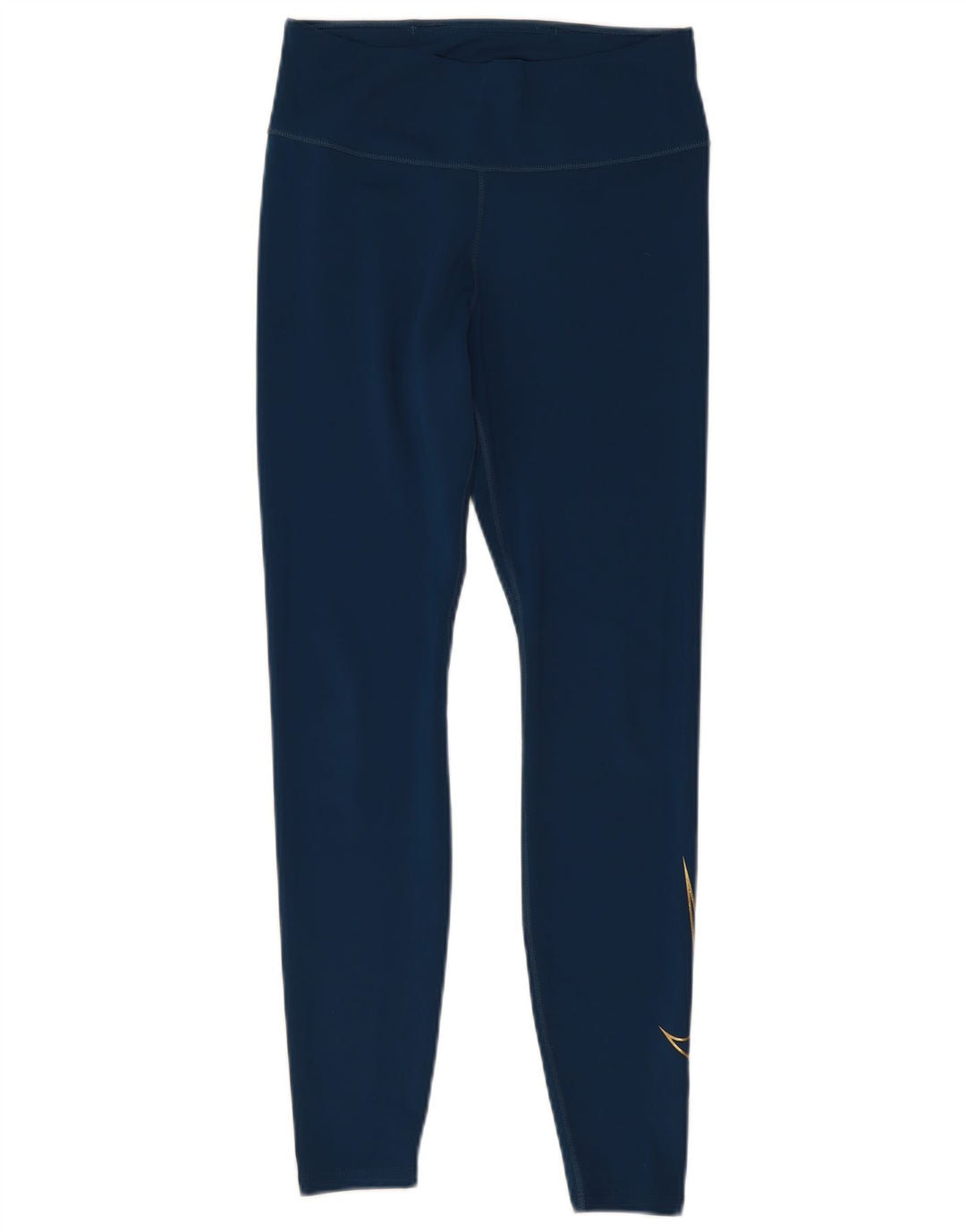 Leggings grafici Nike Dri Fit da donna UK 12 poliestere blu medio
