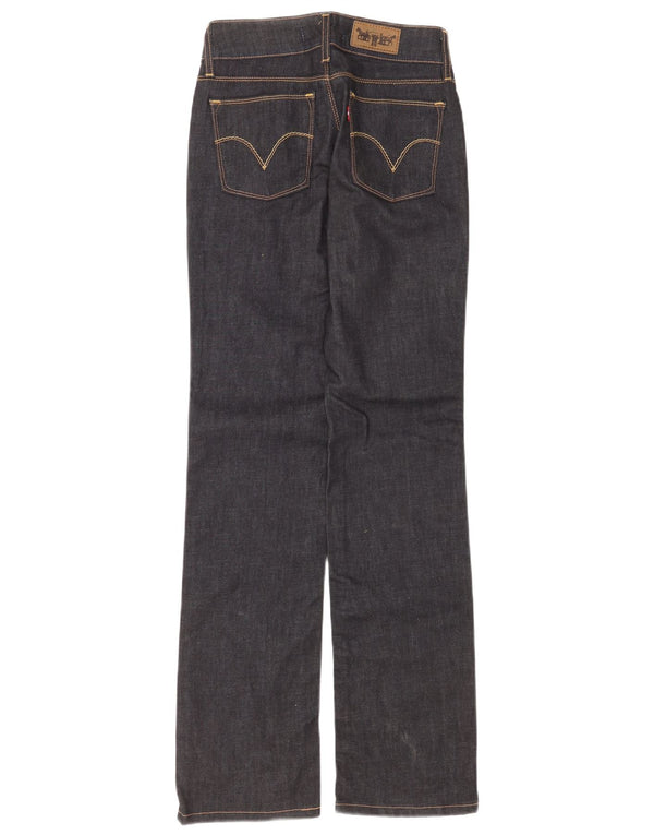 Jeans dritti 570 da donna Levi's W26 L34 cotone blu navy