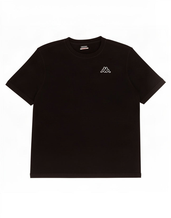 T-shirt uomo Kappa Top Large Nera in cotone