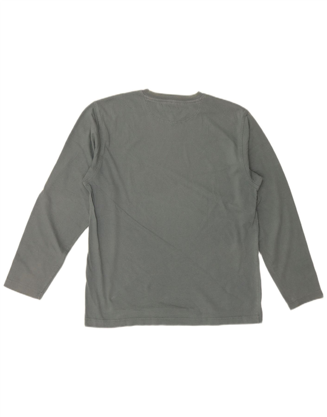 Champion Top da uomo a maniche lunghe in cotone grigio grande