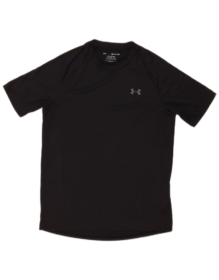 Maglietta da uomo Under Armour Top Small in poliestere nero
