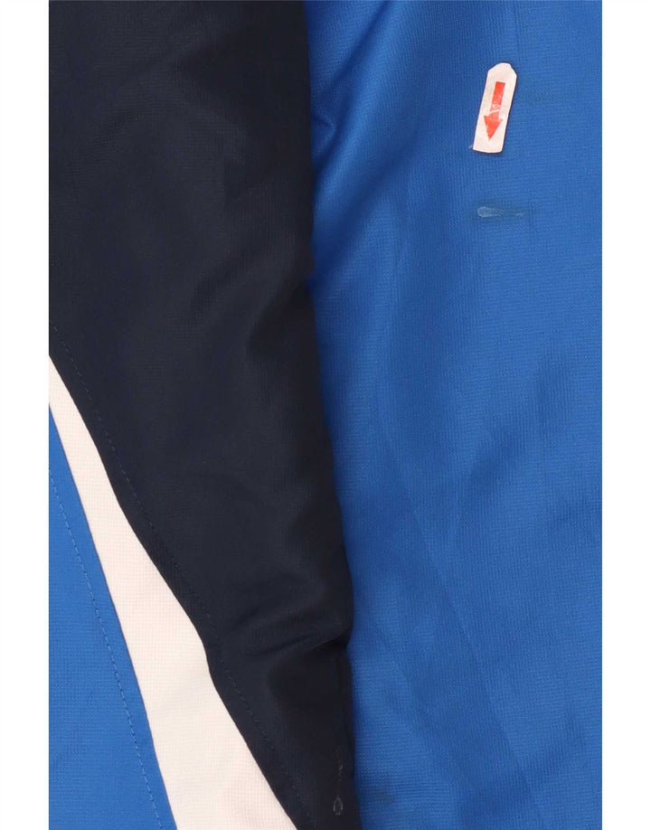 Giacca da uomo con grafica Asics, giacca XL, in poliestere color block blu