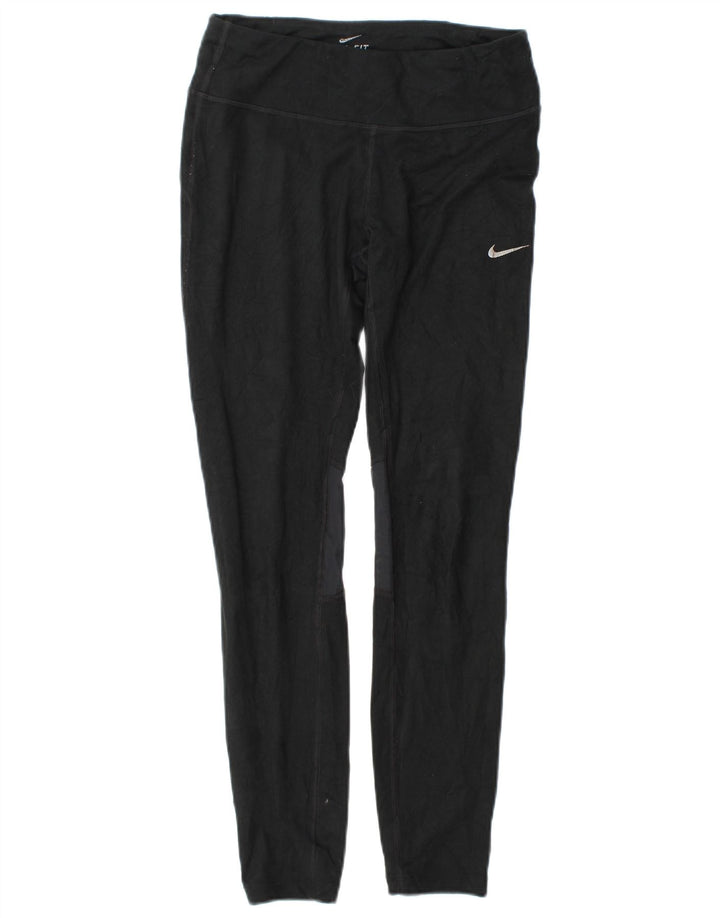 Leggings Nike da donna UK 10 Small Black Colourblock