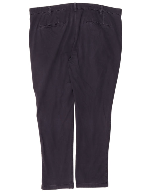 Pantaloni chino skinny da uomo Marks & Spencer W40 L29 cotone blu navy
