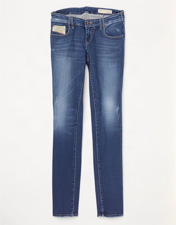 Jeans skinny super slim Guppe da donna Diesel a vita bassa W29 L34 Blu