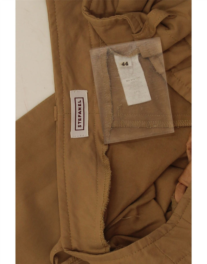 Pantaloni chino bootcut da donna Stefanel IT 44 medio W30 L32 cotone kaki