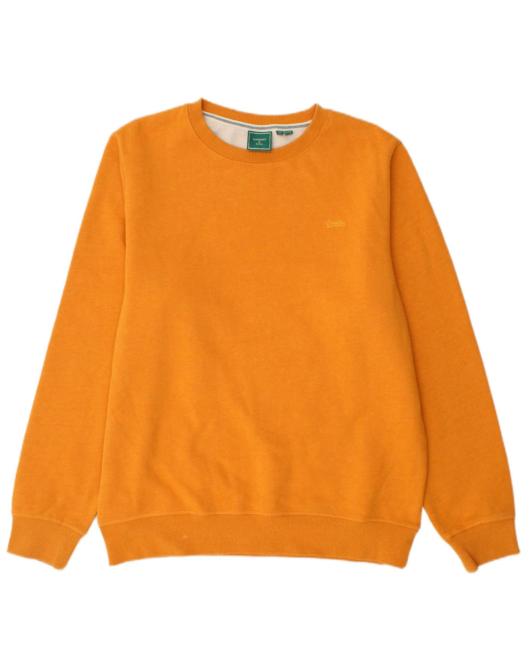 Felpa da uomo SUPERDRY Maglione 2XL Cotone giallo