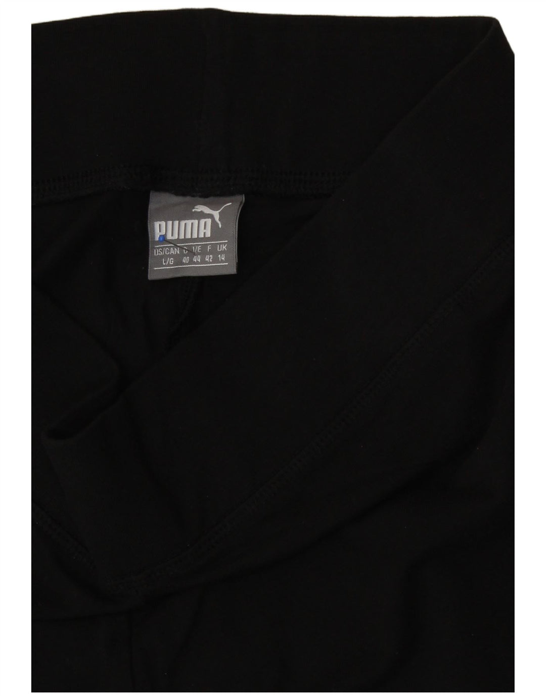 Leggings grafici da donna Puma UK 14 grande cotone nero