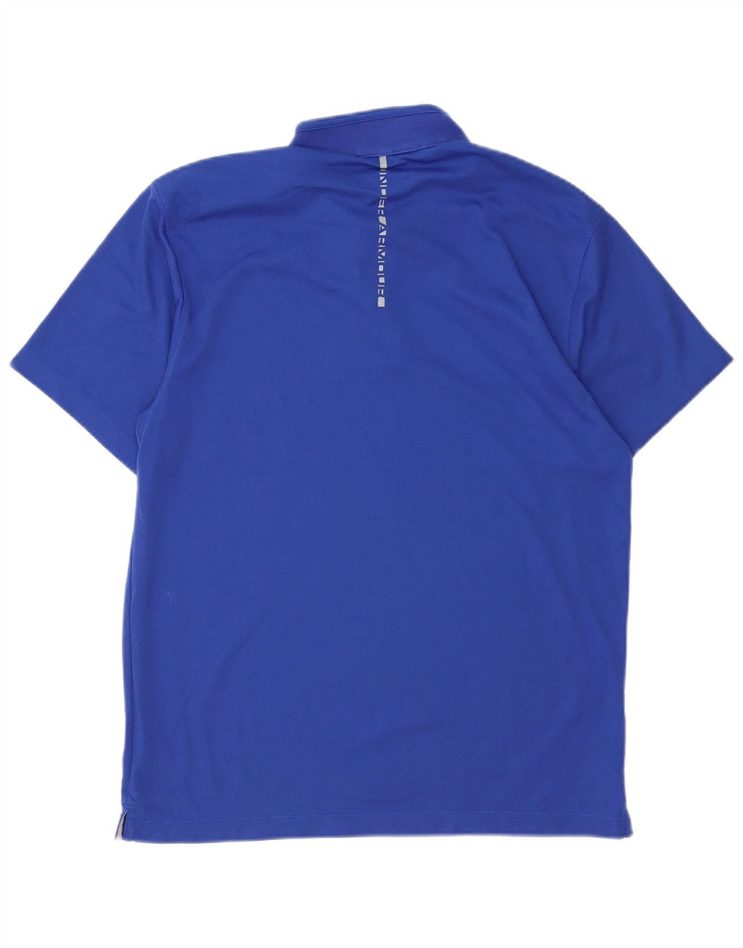 Polo da uomo UNDER ARMOUR Heat Gear in cotone blu medio