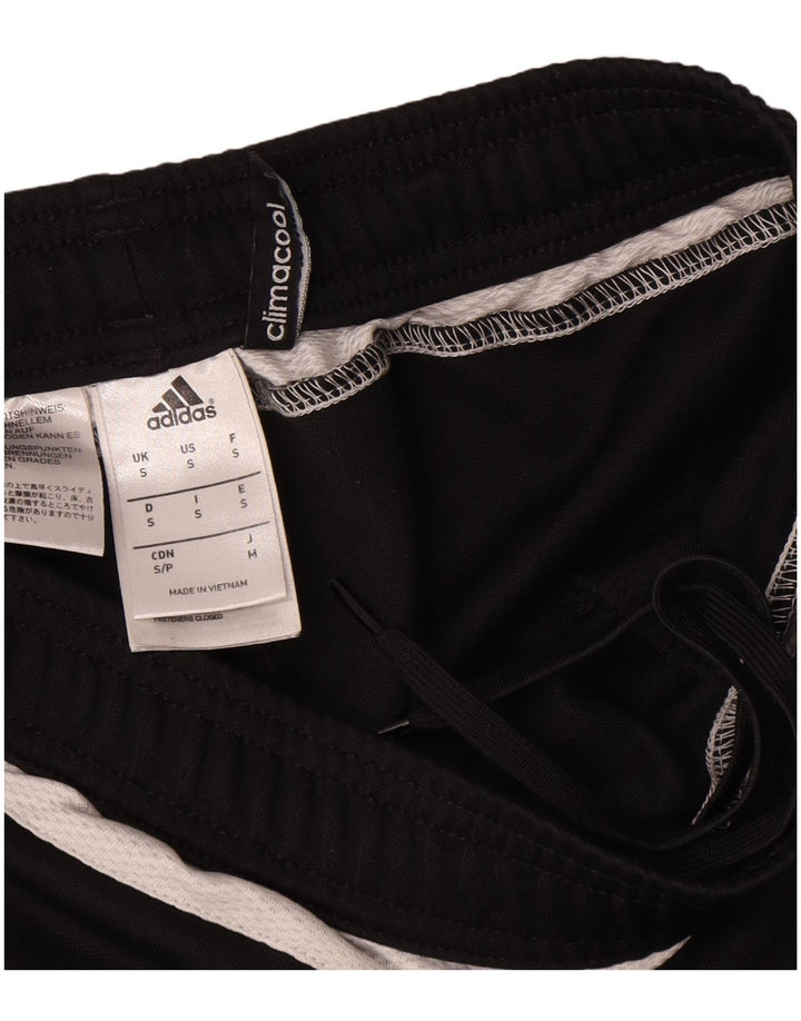 Pantaloni da tuta Adidas Climacool da uomo piccoli in poliestere color block nero