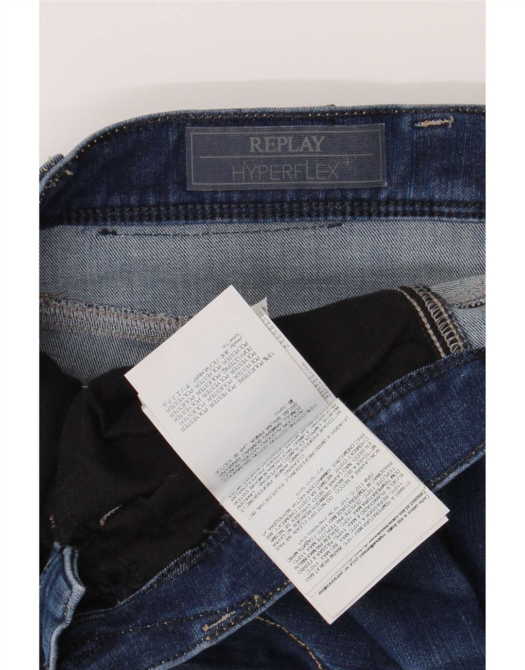 Jeans slim da uomo Replay W28 L30 cotone blu