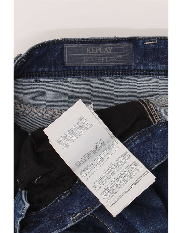 Jeans slim da uomo Replay W28 L30 cotone blu
