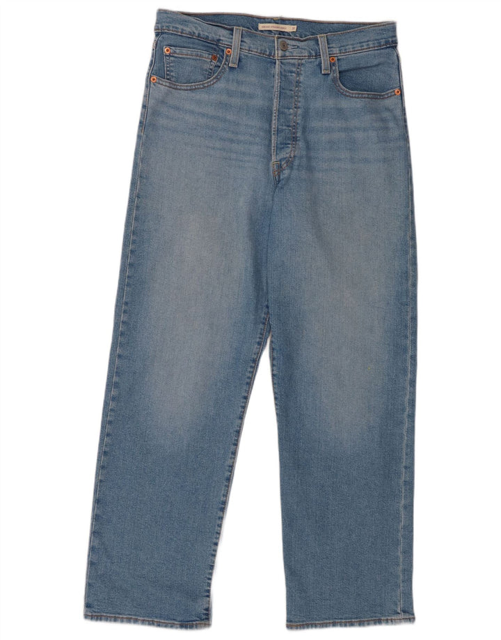 Jeans dritti Ribcage da donna Levi's W31 L29 cotone blu