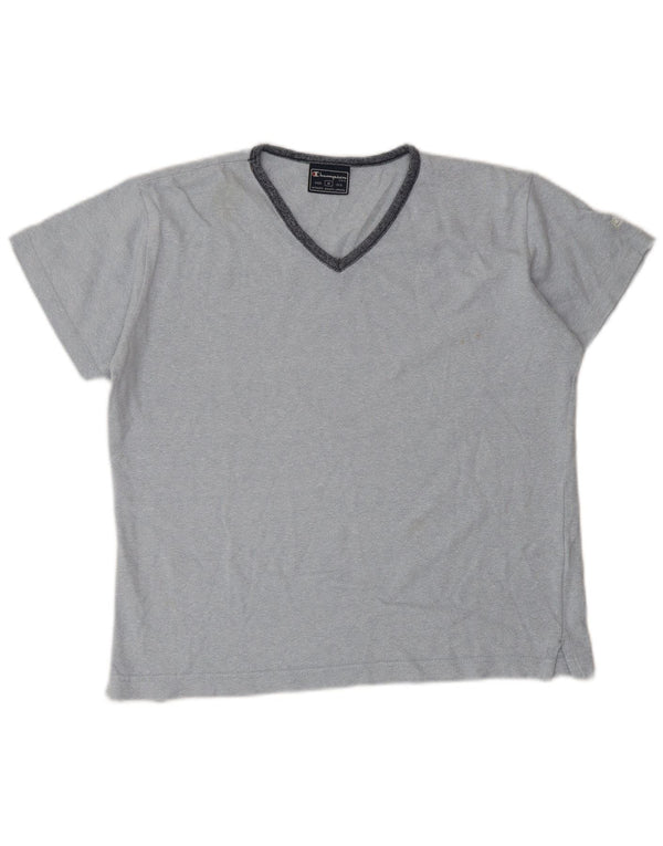 T-shirt da donna Champion Top UK 14 cotone blu medio